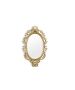 Καθρέπτης Διακοσμητικός Οβάλ 44,5*Υ73 cm Χρυσαφί Mirrors & More Sissi Gold Plastic 1270179