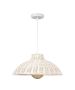 Φωτιστικό Κρεμαστό Ø45xH168cm 1xE27 Rattan Ψάθα Φυσικό Eurolamp 144-33017