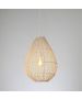 Φωτιστικό Κρεμαστό Ø37xH200cm 1xE27 Rattan Ψάθα Φυσικό Eurolamp 144-33019