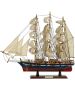 Ξύλινο Καράβι Ιστιοφόρο Cutty Sark 50x10xH45cm,Χρώμα Καφέ -Μπλε 31111