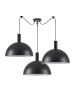 SE21-BL-4-BL3-MS40 ADEPT TUBE Black Metal Shade Pendant+ HOMELIGHTING 77-8499