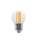 LED FILAMENT E27 G45 4W 4000K 230V AC 490LM RA80 ACA ALIN4NW