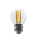 LED FILAMENT E27 G45 6W 6500K 230V AC 780LM RA80 ACA ALIN6CW