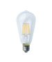 LED FILAMENT E27 ST64 6W 2700K 230V AC 610LM RA80 ACA EDIS6WW