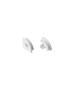 SET OF WHITE PLASTIC END CAPS FOR P161, 1PC WITH HOLE & 1 PC WITHOUT HOLE   ACA EP161