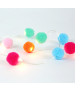 "WOVEN POM POM" 10 LED ΛΑΜΠ. ΣΕΙΡΑ ΜΠΑΤ(2xAA),WW, ΑΣΗΜΙ ΚΑΛ.ΧΑΛΚ.,IP20, 90+30cm, ΔΙΑΦ ΚΑΛ ΤΡΟΦ ACA F07101141