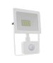 WHITE SENSOR LED SMD FLOOD LUMINAIRE IP66 20W 3000K 1600Lm 230V RA80 ACA Q2030WS