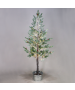 SNOW FLOWER TREE WITH RED CHERRY&POT 288WW LED ΛΑΜΠΑΚ ΑΝΤΑΠ(4,5V)IP44 ΥΨ.160CM Ø20CM 3MΚΑΛΩΔ ΤΡΟΦ ACA X10288144