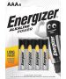 Μπαταρίες Αλκαλικές AAA /Ε92 (mini Μινιόν) Energizer F016612