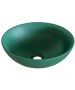 Νιπτήρας Πορσελάνης Επιτραπέζιος Φ40x14cm Ceramita Green Matt Ceramita F434-Green