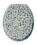 ΚΑΠΑΚΙ WC WHITE PEBBLES 36(φ)x43(μ) ΜΠΛΕ San Lorentzo 8039