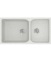 Νεροχύτης Κουζίνας 9251cm Ένθετος Eρμάριο 100 εκ.Συνθετικός Sanitec 307-01-Granite-White