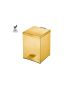 Χαρτοδοχείο 5lt 18x25*Y26,5 cm Gold 24K Brushed Soft Closing Sanco Waste Bins 90677-AB5