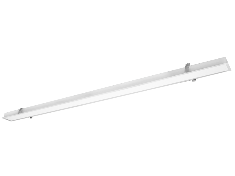 Γραμμικό Φωτιστικό Χωνευτό Trimless On-Off 150 εκ. Led 60w 5800lm 4000K Αλουμίνιο Λευκό Viokef Station Recessed 3911-0414-4-W-N