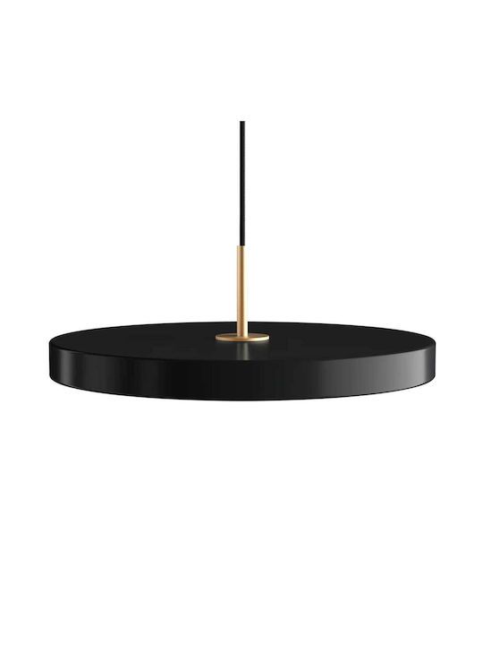 Φωτιστικό Κρεμαστό Led 16w 3000K 1300lm 43x14cm Black-Brass Umage Asteria 2182