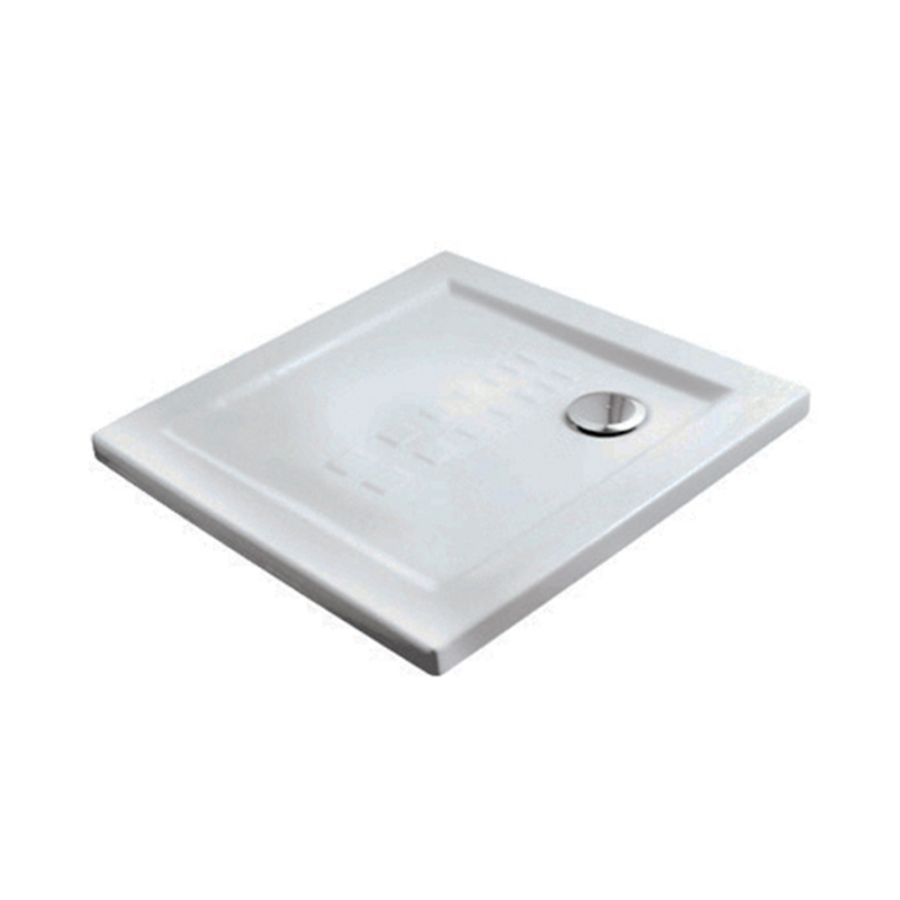 Ντουζιέρα Πορσελάνης Τετράγωνη 90x90xΥ5,5 cm Orabella Slim Shower Tray 40106