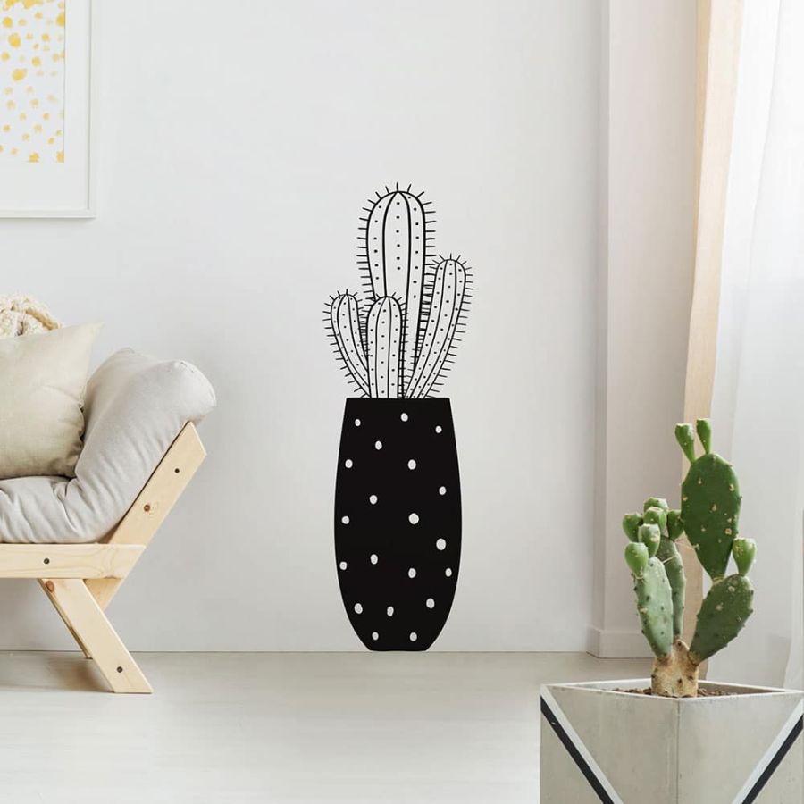 Cactus αυτοκόλλητα τοίχου βινυλίου Ango 58114