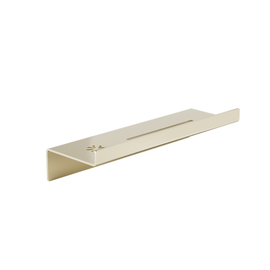 Ράφι με Αποστράγγιση W300xD93xH70mm Stainless Steel Verdi Strantza Light Gold Brushed PVD 7232542