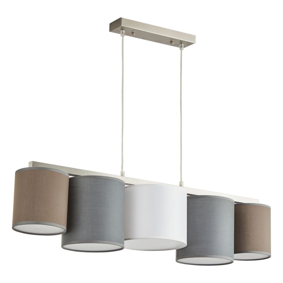 SE21-WGBB-88 COZY WHITE,GREY,BROWN & BLACK SHADES Γ1 HOMELIGHTING 77-8232