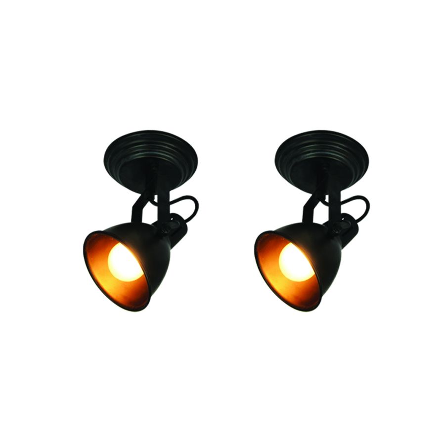 R50111102-1R (x2) Loop Packet Metal blue-black adjustable spotlight+ HOMELIGHTING 77-8852