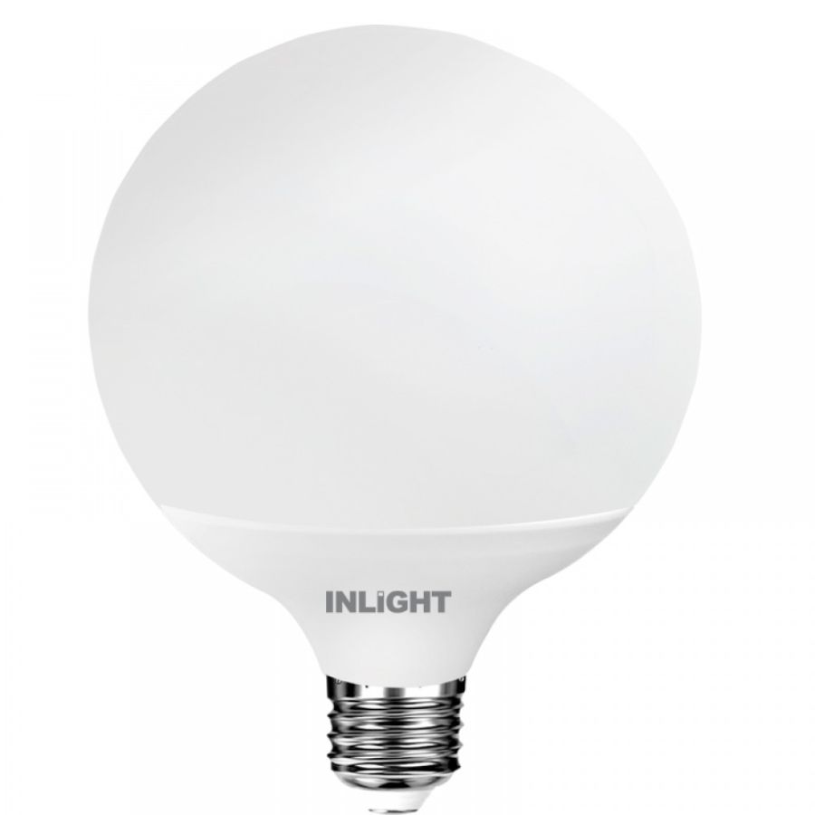 InLight E27 LED G120 18,5watt 6500K Ψυχρό Λευκό 7.27.18.14.3