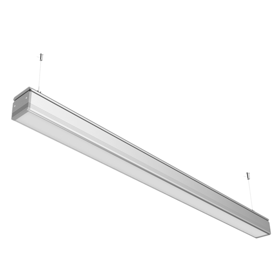 Γραμμικό Φωτιστικό Κρεμαστό ή Επίτοιχο 120cm Led 36w 2700lm 4000K Ασημί Enjoy EL188248