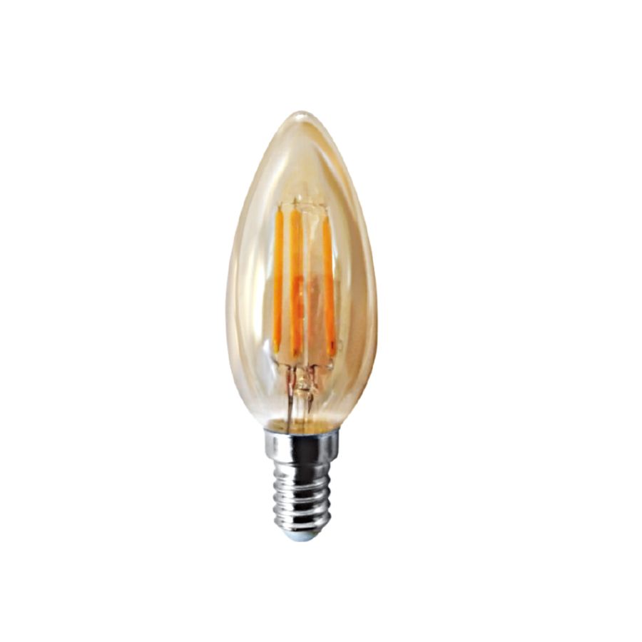 InLight Ε14 LED Filament C35 5watt με μελί κάλυμμα 7.14.05.40.1