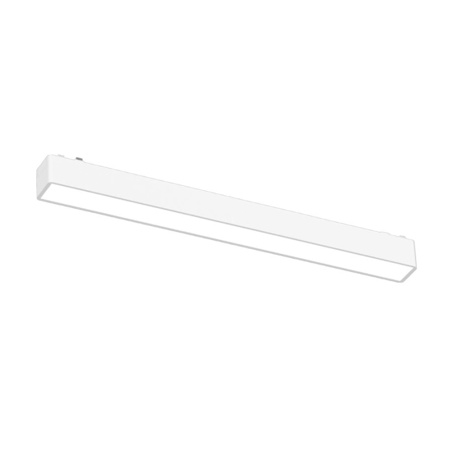 InLight Φωτιστικό LED 10W 3CCT για Ultra-Thin μαγνητική ράγα σε λευκή απόχρωση by tuya and zigbee D:31,5cmX2,4cm T04705-WH