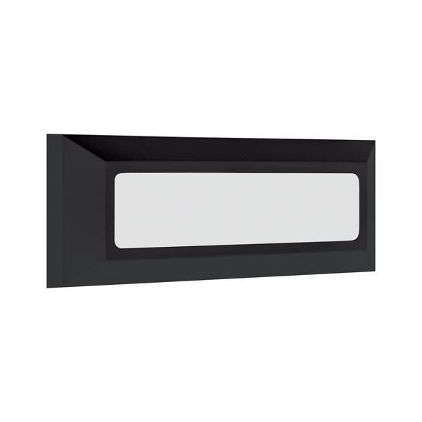 Απλίκα Επιτοίχια Slim IP65 L23xW2,7xH8cm Led 4w 3 CCT Dimming  280lm 220-240V Μαύρο ABS+Plastic Eurolamp 145-52071