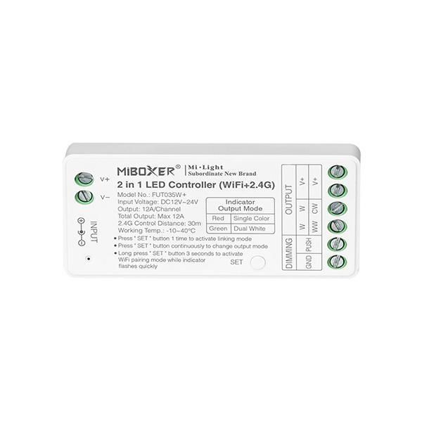 ΑΣΥΡΜΑΤΟ RF Wifi CONTROLLER DIMMER 12A DC 12V/122W 24V/288W Eurolamp 145-71404