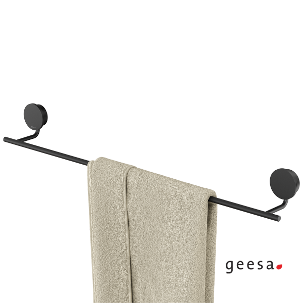 Πετσετοκρεμάστρα 60 cm Επιτοίχια Geesa Opal Black Matt 7207/60-400