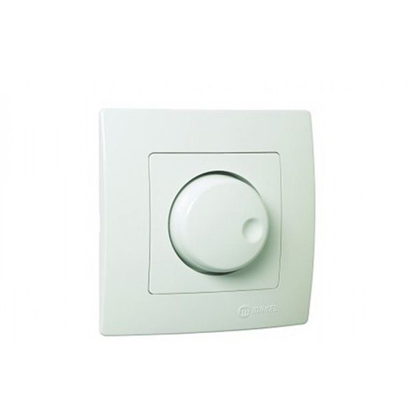 Dimmer 600 watt Χωνευτό Λευκό Makel Lillium 32001A76