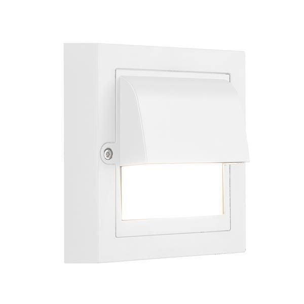 ΦΩΤΙΣΤΙΚΟ ΤΟΙΧΟΥ LED 6W  135x135x55 3CCT IP65 ΛΕΥΚΟ "SENARIO" Eurolamp 145-52124