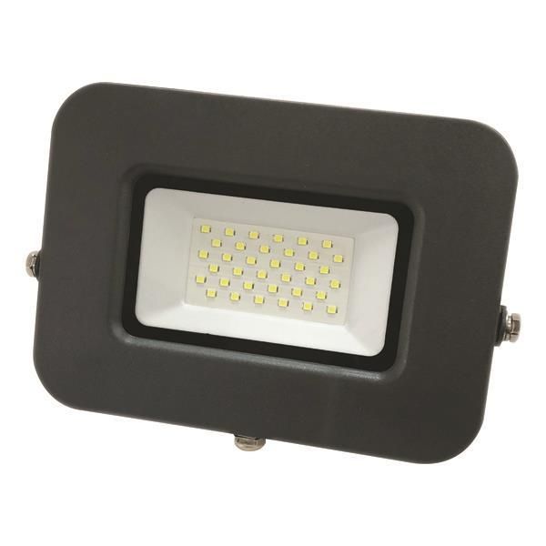 ΠΡΟΒΟΛΕΑΣ LED 30W SMD ΒΑΣΗ 360° ΓΡΑΦΙΤΗΣ IP65 3000K PLUS Eurolamp 147-69708