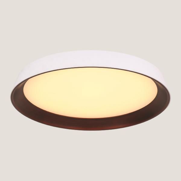 ΠΛΑΦΟΝΙΕΡΑ LED 30W Φ450x90 3000Κ ΛΕΥΚΗ/ΜΠΡΟΝΖΕ Eurolamp 144-51006