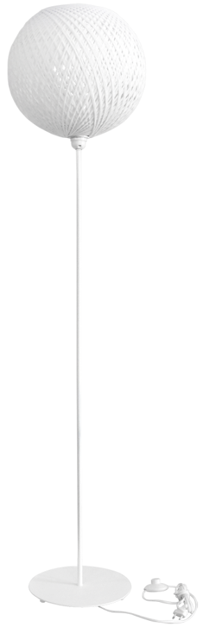 SILK-02 FLOOR LAMP WHITE Φ35 Heronia 31-1164