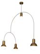 HL-3523-4 CHRISTOPHER OLD COPPER & BLACK PENDANT HOMELIGHTING 77-3788