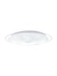 Eglo Lanciano Μοντέρνα Πλαφονιέρα Οροφής με Ενσωματωμένο LED και Κρύσταλλα σε Λευκό χρώμα 40cm 98323