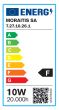 InLight E27 LED Filament ST64 10watt  7.27.10.26.1