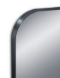 Καθρέπτης Ολόσωμος Π70xY170  εκ. Μαύρο Μεταλλικό Πλαίσιο Mirrors & More Britta 1430302
