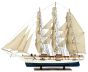 Ξύλινο Καράβι Ιστιοφόρο Cutty Sark 150x23xH124cm Χρώμα Λευκό-Μπλε 31122