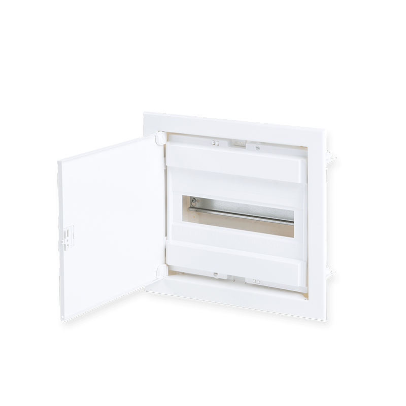 FLUSH MOUNTING 12+2 MODULES 1 ROW WHITE DOOR ACA 282U12ES