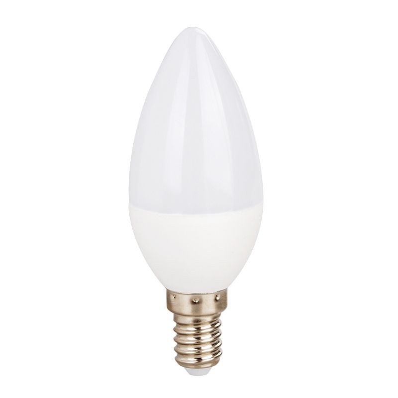 LED CANDLE E14 230V 5W 6000K 4-STEP DIM 180° 370Lm Ra80 ACA C37514CWSD