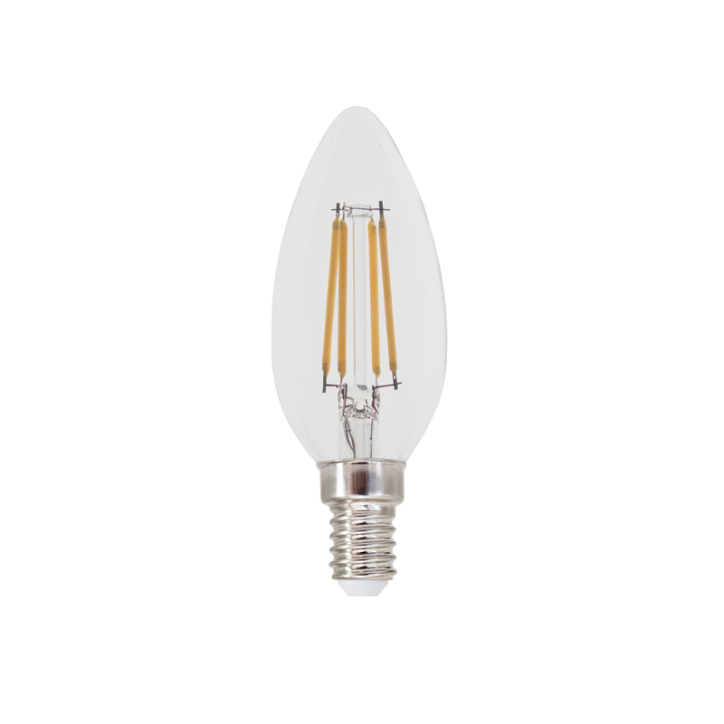 LED FILAMENT E14 DIM C35 5W 2700K 230V AC 680LM RA80 ACA FLAM5WWDIM