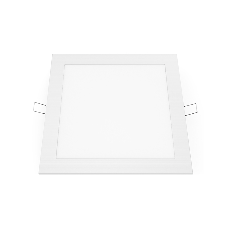 LED SLIM PANEL WHITE SQUARE REC. 18W 4000K 1660Lm 225mm 230V AC Ra80 ACA PLATO1840SW