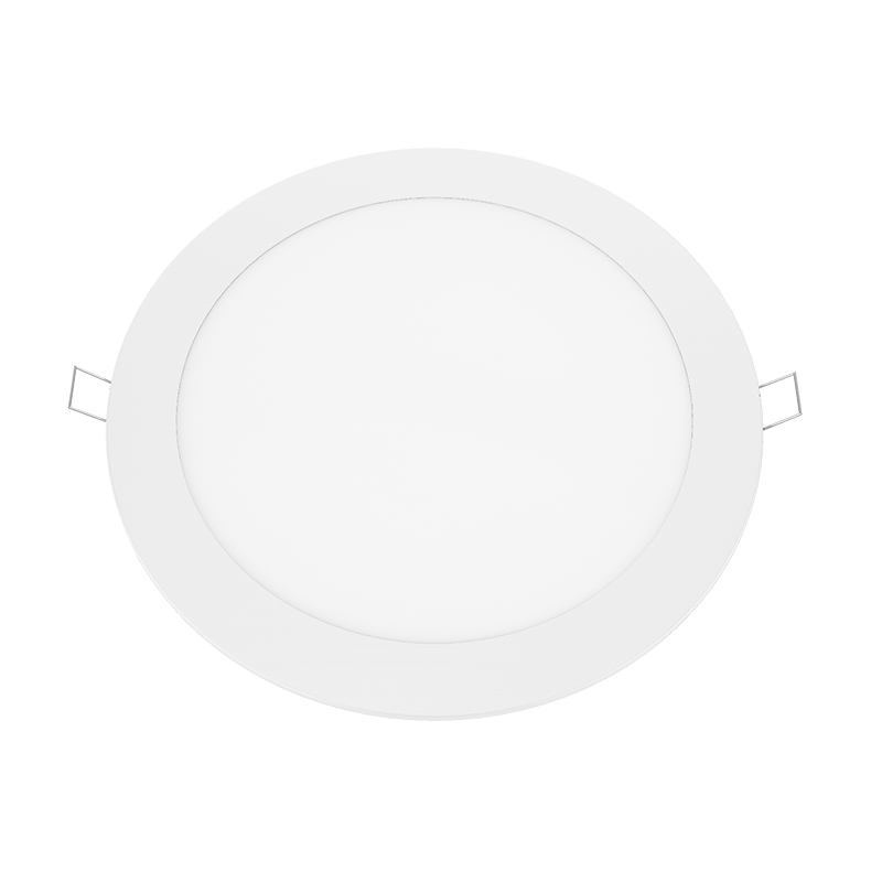 LED SLIM PANEL WHITE ROUND REC. 24W 4000K 2260Lm Φ298 230V AC Ra80 ACA PLATO2440RW