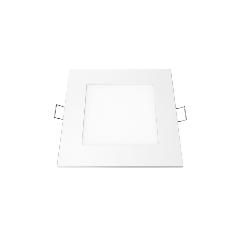 LED SLIM PANEL WHITE SQUARE REC. 6W 3000K 400Lm 120mm 230V AC Ra80 ACA PLATO630SW