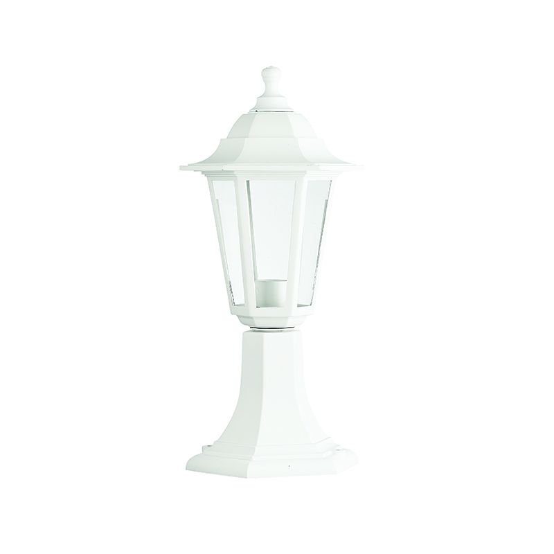 6S PLASTIC FLOOR GARDEN WHITE LUMINAIRE 41CM E27 IP44 ACA PLGQ3W