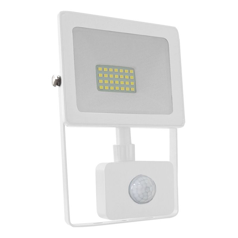 WHITE SENSOR LED SMD FLOOD LUMINAIRE IP66 20W 3000K 1600Lm 230V RA80 ACA Q2030WS