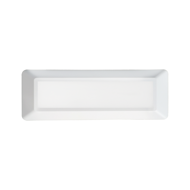 LED WALL RECTANGLE LUMINAIRE WHITE 230V AC IP65 4W 3000K 290LM RA80 ACA SLIM31NW